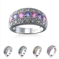 Wholesale 2018 foreign trade European and American jewelry network explosion model zircon ring creative jewelry a generation