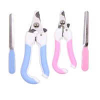 Wholesale Dogs Cats Nail Clippers and Trimmer Pet Safety Claw Nail Scissors Cutter Pet Grooming Supplies with Free Nail Toe File T1I389