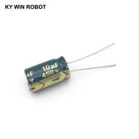 450v 4.7uf 450volt 4.7mfd 105c aluminum electrolytic capacitor 8mm×12mm new