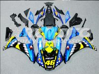 Wholesale 3 free gifts Complete Fairings For Yamaha YZF YZF R1 YZF R1 Motorcycle Full Fairing Kit Black Yellow Blue I23