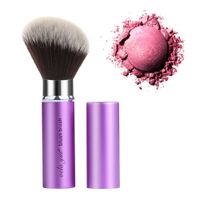 Wholesale vela yue Retractable Kabuki Brush Powder Blush Foundation Makeup Brushes Face Highlight Contour Blending Cosmetics Beauty Tool Gift