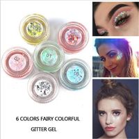 Wholesale HANDAIYAN Professional body face eye glitter gel DIY Shiny makeup glitte gel Shimmer Bing Bing Glitter Gel