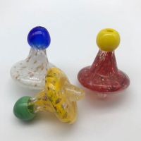 Wholesale New Glass Witch Hat Carb Caps With mmOD Carb Cap For Quartz Banger Nails Glass Bongs Dab Rigs herb grinder