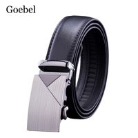 Wholesale Goebel Automatic Buckle Belts For Man PU Leather Designer Man Black Belt Fashion Popular Luxury Belts Male High Quality