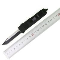 Wholesale Allvin Black Handle Inch Mini C07 Auto Tactical Knife C Single Edge Tanto Fine Blade EDC Pocket Knives