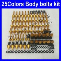 Wholesale Fairing bolts full screw kit For KAWASAKI ZX6R ZX R ZX R ZX R ZX6R Body Nuts screws nut bolt kit Colors