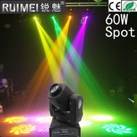 Wholesale mini Spot W DJ Led Moving Head Light Disco Lamp Beam Gobos DM Music Party Lights Channels Professional Stage lighting Effect