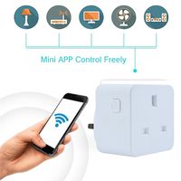 Wholesale WiFi Power Strip Smart Plug A Home Automation Wifi Socket Remote Control UK Wifi Socket Working with Alexa and Google