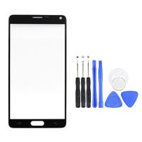 Wholesale High Quality New Replacement LCD Front Touch Screen Glass Outer Lens For Samsung Galaxy Note Note4 N9100 N910 N910F