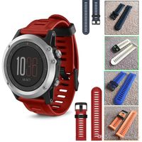Wholesale 26mm Width Watch Strap for Garmin Fenix Band Outdoor Sport Silicone Watchband for Garmin Fenix3 Fenix X