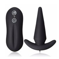Wholesale Silicone Waterproof Speed Vibrating Anal Bullet Mini G Spot Vibrator Clitoral Remote Stimulators Women Massager Butt Toys