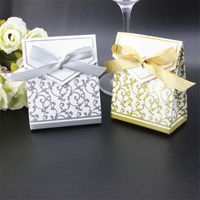Wholesale Sweet Cake Gift Candy Boxes Bags Anniversary Party Wedding Favours Birthday Party Supply Favor