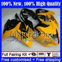 Wholesale Body For SUZUKI Hayabusa GSXR1300 MY54 GSX R1300 GSXR Fairing Bodywork Yellow black