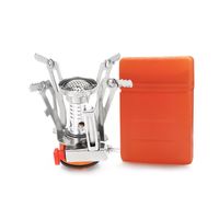 Portable Mini Esprit br/ûleur ext/érieur Four de Cuisson Alcool pour Camping Randonn/ée p/édestre Gris