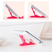 Wholesale Hot selling Universal mobile phone holder Mini Desk Station Plastic Stand Holder For htc huawei blackberry sony for mobile phone