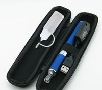 Wholesale EVOD MT3 Kit Electronic Cigarettes mah mah mah Battery cigarette clearomizer in Zipper case E Cig USB charger Vape pen