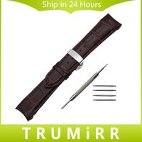 Wholesale Curved End Genuine Leather Watchband Tool for T035 Couturier Watch Band Buerfly Clasp Strap Wrist Bracelet mm mm mm