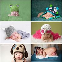 Baby Strickmütze Neugeborenen Fotoshooting Newborn Fotografie Kinderfoto Matrose