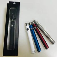 Wholesale Preheat Bottom Twist Variable Voltage Battery Preheating Twist Spinner V V mAh Battery Fit for CE3 Cartridge