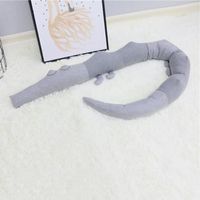 Wholesale 185cm Newborn Baby Bed Crib Fence Bumper Toys Protection Crocodile Pillow Cotton Cushion Kids Room Decoration Toys