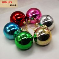Wholesale 8CM CM CM New Year Blank Sublimation Ball Christmas Ornaments Decoration For Sublimation Transfer Printing Heat Press DIY Gifts Craft