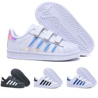 Grosshandel Adidas Superstar Dorp Versand 18 Farben Superstar Mode Madchen Junge Big Kids Schuhe Turnschuhe Casual