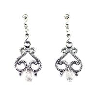 Wholesale 2018 Mother Sterling Silver Swirling Chandeliers Dangle Earrings For Women Original Jewelry Making Anniversary Gift