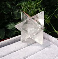 Wholesale cm Big size Natural Clear Crystal Quartz Points Merkaba Stars Gemstone Great for Meditation Healing Feng Shui Home Decoration