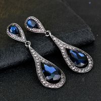 Wholesale Diamond Crystal Water Drop Earrings Studs Dangle Chandelier Wedding Jewelry Gift for Women will and sandy