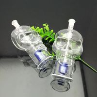 Wholesale Transparent skull bone glass water bottle Glass bongs Oil Burner Glass Water Pipes Oil Rigs Smoking Free