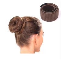 Wholesale 8 Colors DIY Easy Bun Makers Hair Braiders Elastic Hairband Donuts Chignon Magique Magic Styling Hair Tools
