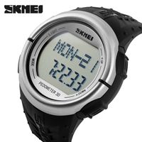 Wholesale SKMEI Pedometer Heart Rate Monitor Calories Counter Led Digital Sports Watch Fitness For Men Women Military Wristwatches