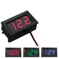 Mini LED 3-Digital Display Volt Voltage Voltmeter Panel Accurate Meter 4.5-30V