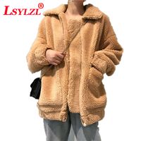 Elegant white wool overcoat plus size long Ruffles winter coat V neck pockets coats Elegant white wool overcoat plus size long Ruffles winter coat V neck pockets coats
