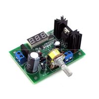 Wholesale Freeshipping DC Buck Step Down Converter Module LM317 Voltage Regulator LED Voltmeter V V DC v Output DC V