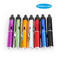 Wholesale Sneak A Vape Click N Vape Mini Herbal Vaporizer Smoking Pipe Butane Torch Flame Lighter with Built in Wind Proof Jet Flame Torch Lighter