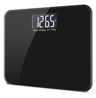 Wholesale Household Bathroom Floor scale lb kg LCD Electronic Glass Digital Body scale Weight Balance black white