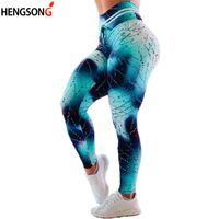 Wholesale Water Drop Print Yoga Pants Leggings High Waist Elastic Workout Gym Leggings Jeggings Push Up Gym Excerise Women Leggins Mujer