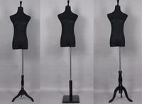 Wholesale High Qulity Half Body Torso Woman Manikin Cloth Fabric Adjustable Arms Female Display Mannequin