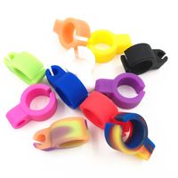 Wholesale 2018 Creative Silicone RIng with Smoking Holder Silicone Cigarette holder Tobacco Joint Holder Ring for game driving playing computer Smokin