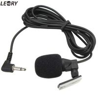 Wholesale LEORY Hot Sale PVC Wired mm Stereo Jack Mini Car Microphone External Mic For PC Car DVD GPS Player Radio Audio Microphone