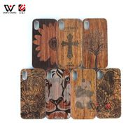 Wholesale Free Package DIY Sublimation Custom Logo Wood Cell Phone Case For iPhone Plus