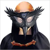 Wholesale Unisex Steam punk Plague Bird Doctor Nose Cosplay Fancy Gothic Medieval Steampunk Retro Rock Mask for Masquerade Party Halloween Costume Toy