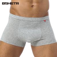 Wholesale 6 Brand Modal Boxer Shorts Soft Men Underwear U convex pouch Cueca Homewear Male Panties Sexy Trunks Underpants