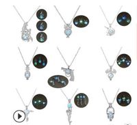 Wholesale Halloween noctilucence necklaces hollowed out spiral glow necklace diy open jewelry skull owl unicorn christmas party birthday gifts