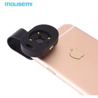 Wholesale x Macro Lens With LED Light For iPhone s Camera Mobile Phone Macro Lens To Smartphone Lenses For xiaomi redmi
