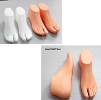 Wholesale 1 Pair Feet Mannequin Thong Style Female Foot Shoes Mannequin For Foot Sandal Shoe Display Random Color