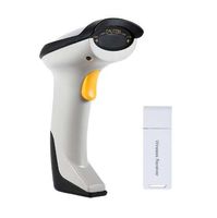Wholesale Wireless D Barcode Scanner G Handheld Scanners Bar Code Reader Auto Scanning CCD Red Light Barcode for IOS7 Android Windows