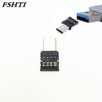 Wholesale 500pcs Type C To USB OTG Connector Adapter for USB Flash Drive S8 Note8 Android Phone