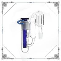 Wholesale Recycler ashcatcher fit glass bong water pipes with a clip a downstem an ash catcher glass water bong mm mm